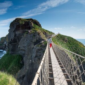 ireland carrick a rede rope bridge