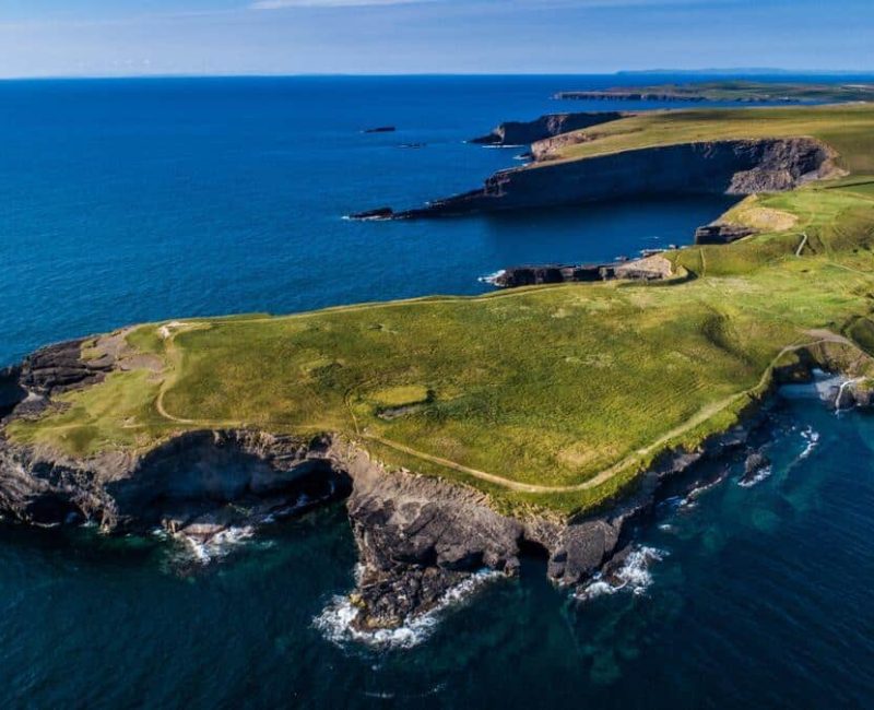 Cliff Walk, Coastline, Kilkee, County Clare. TI71CQE