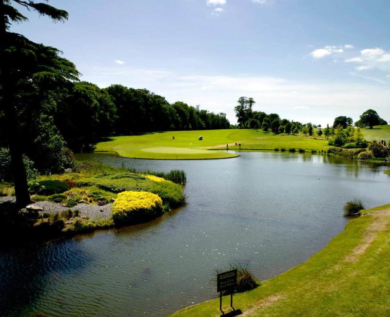 Green on the lake at Fota Island Resort, Co Cork TI72CDV