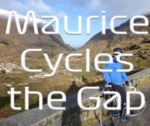 Maurice in the Gap of Dunloe - Ireland Cycles