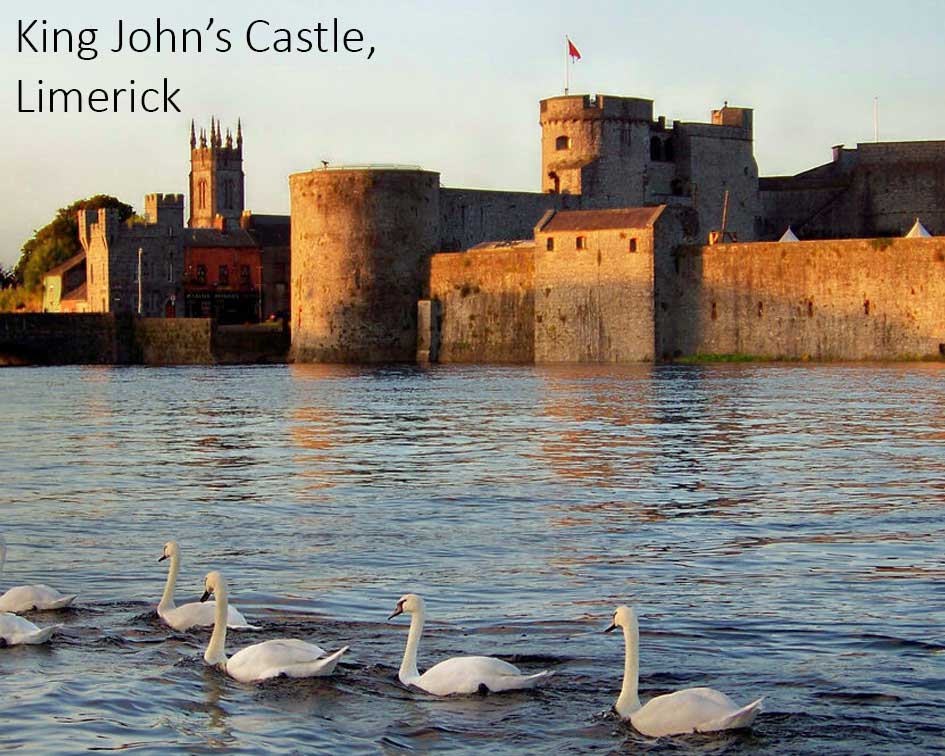 Castles in Ireland - King John's Castle