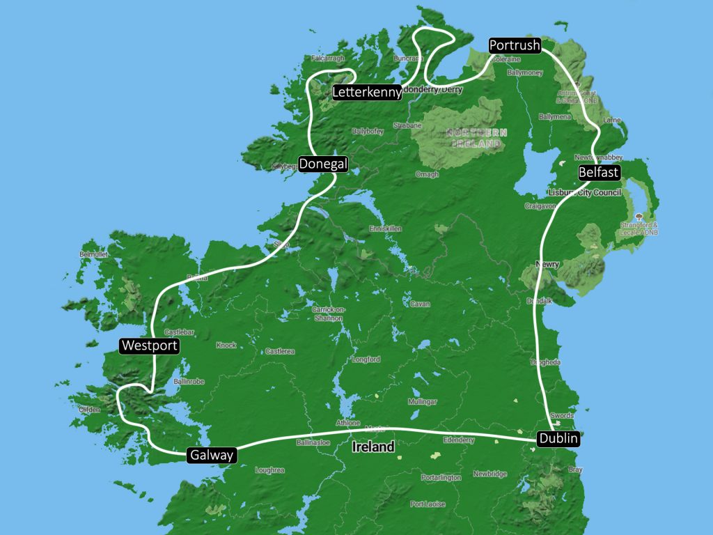 northern ireland driving tour