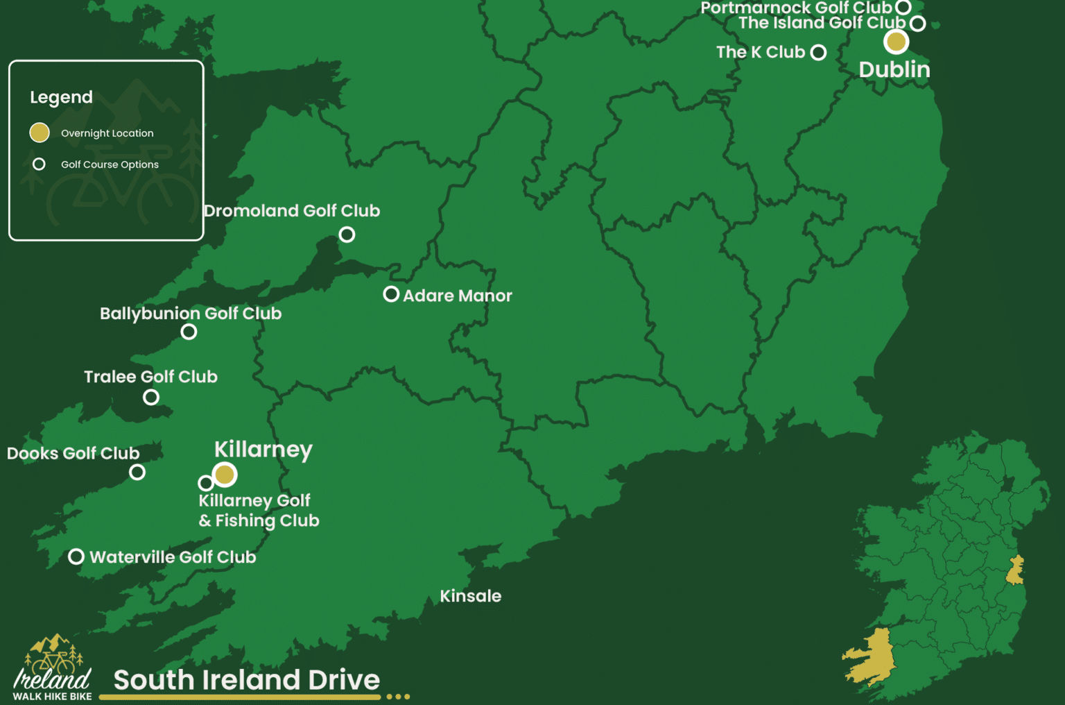 South Ireland 8 Day Golf