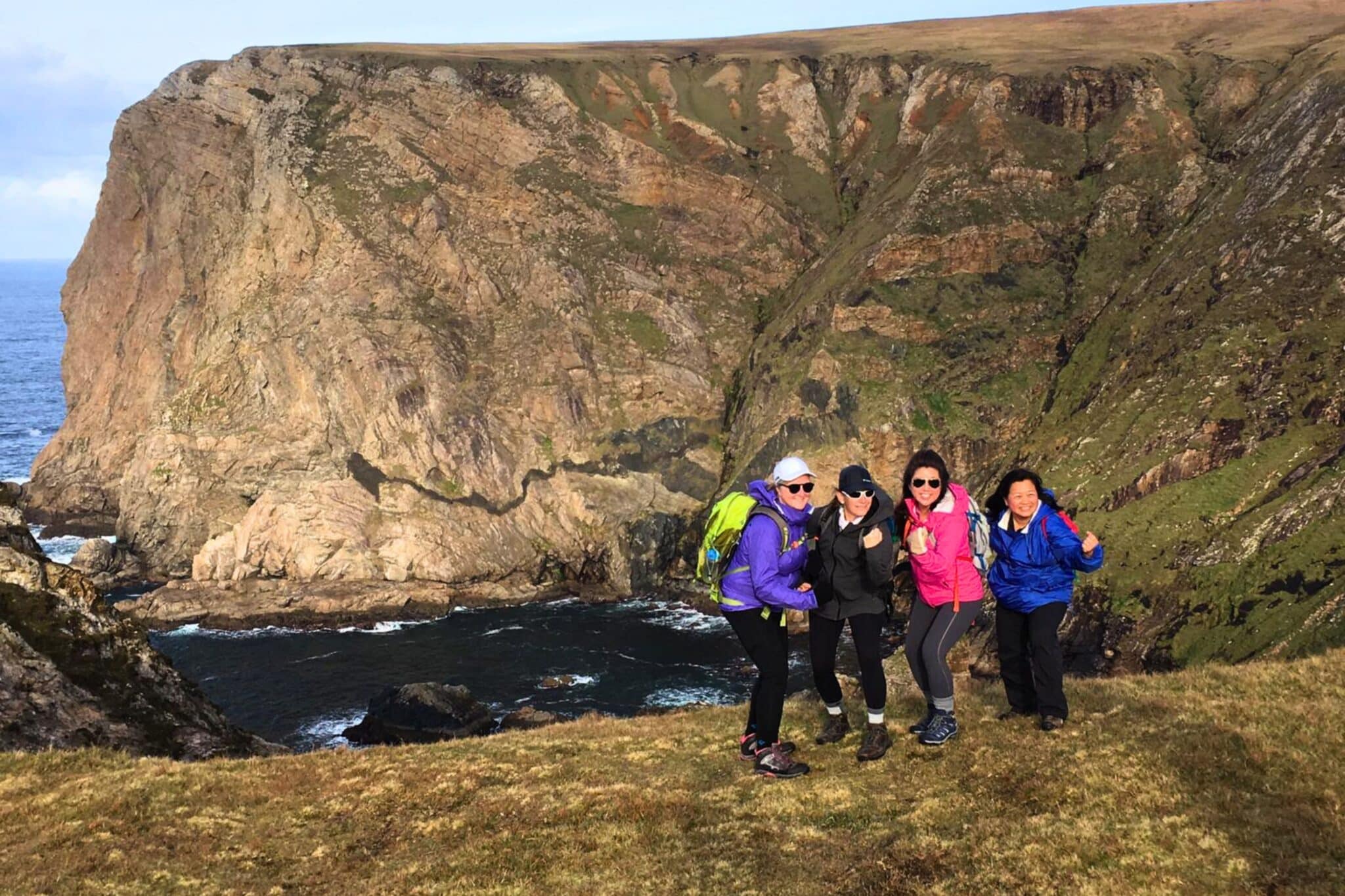 Ireland hiking tour photo of Carrowteige and hikers