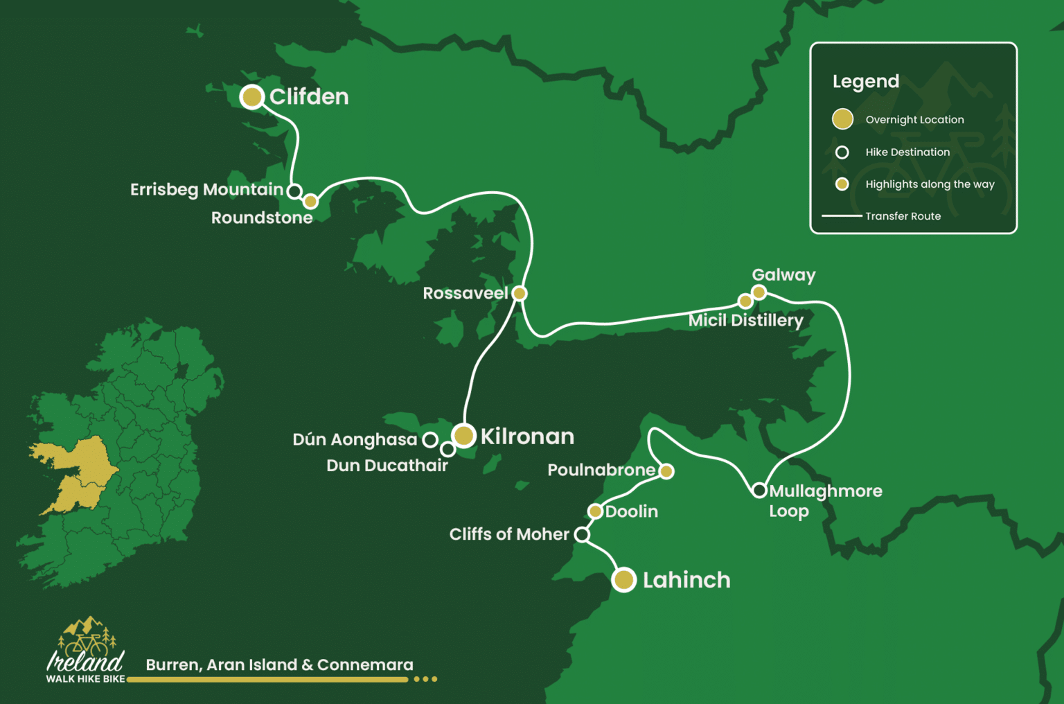 Burren, Aran Island & Connemara
