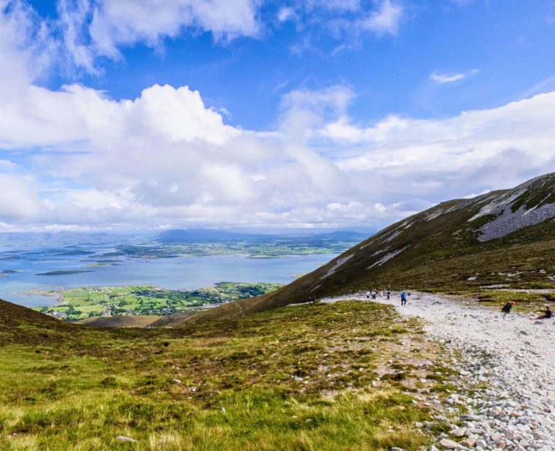 Croagh Patrick ascent hkers scaled